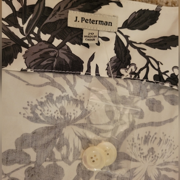 NWOT J. Peterman Women's Sleeveless Housewife Button Dress Flare Skirt Size 20 - Picture 3 of 10